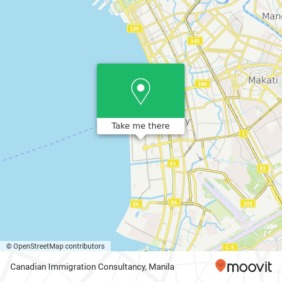 Canadian Immigration Consultancy map