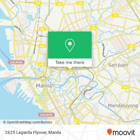 2625 Legarda Flyover map