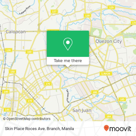 Skin Place Roces Ave. Branch map