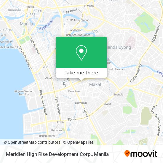Meridien High Rise Development Corp. map