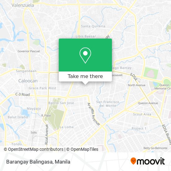Barangay Balingasa map