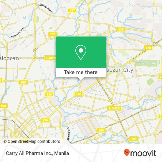 Carry All Pharma Inc. map