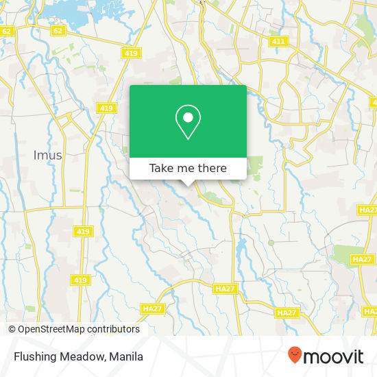 Flushing Meadow map