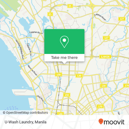 U-Wash Laundry map