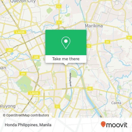 Honda Philippines map