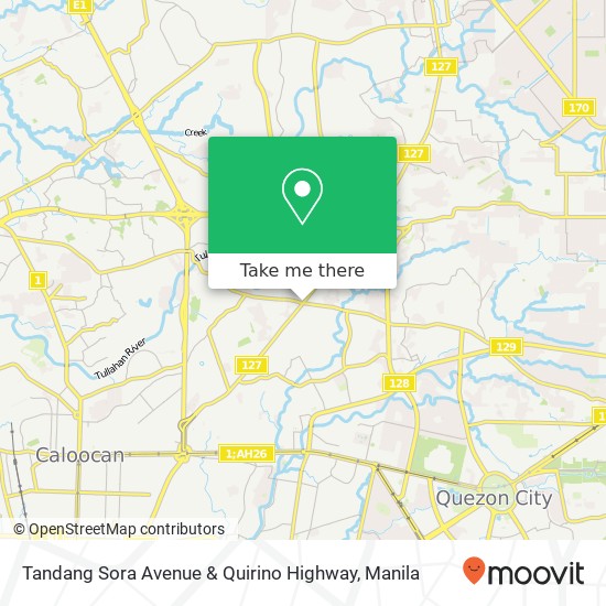 Tandang Sora Avenue & Quirino Highway map