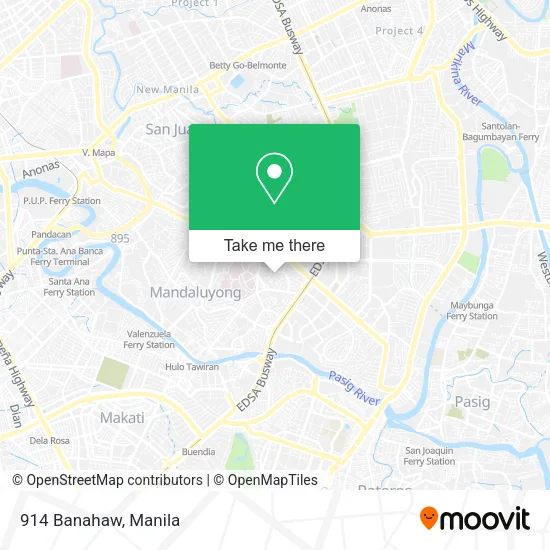 914 Banahaw map