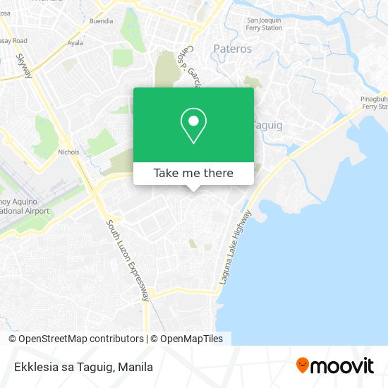 Ekklesia sa Taguig map