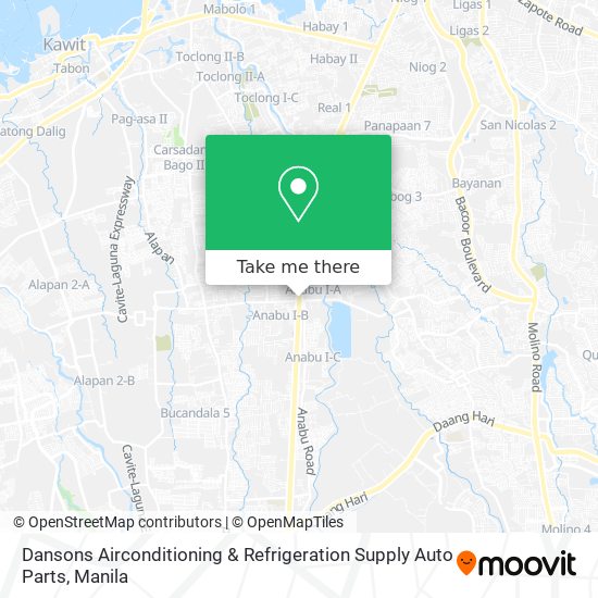 Dansons Airconditioning & Refrigeration Supply Auto Parts map