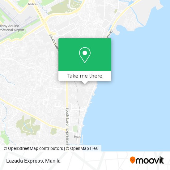 Lazada Express map