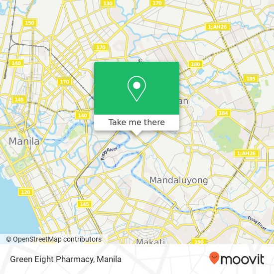 Green Eight Pharmacy map