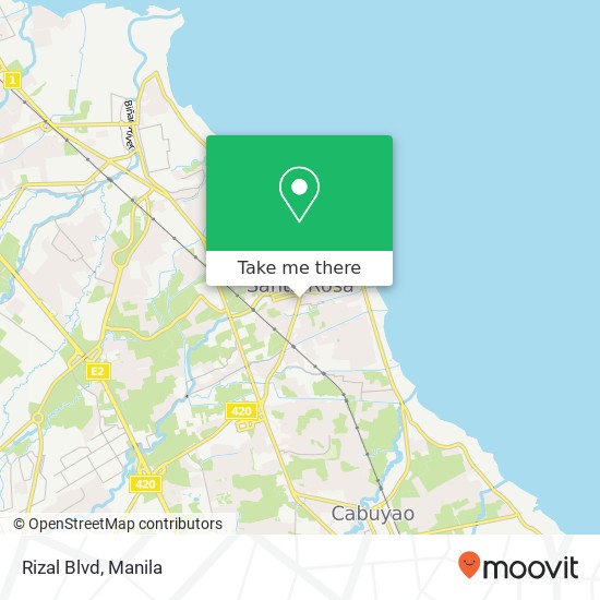 Rizal Blvd map
