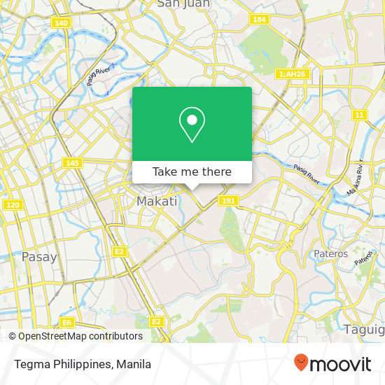 Tegma Philippines map