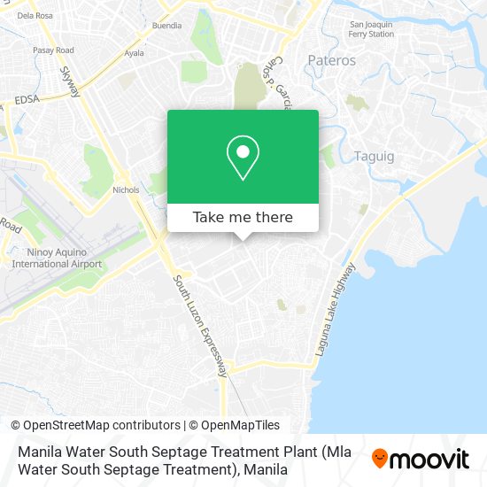 Manila Water South Septage Treatment Plant (Mla Water South Septage Treatment) map