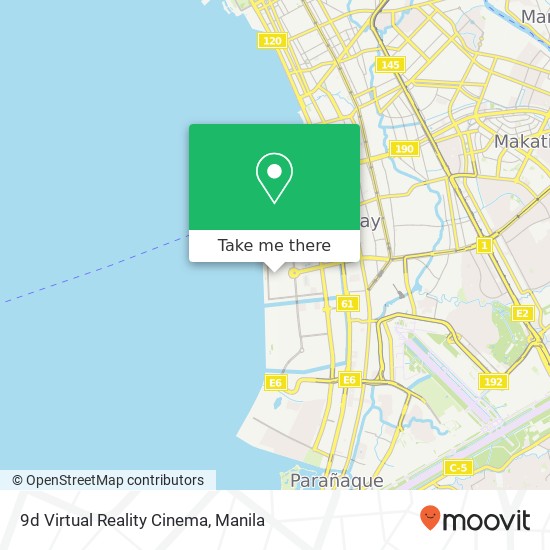 9d Virtual Reality Cinema map