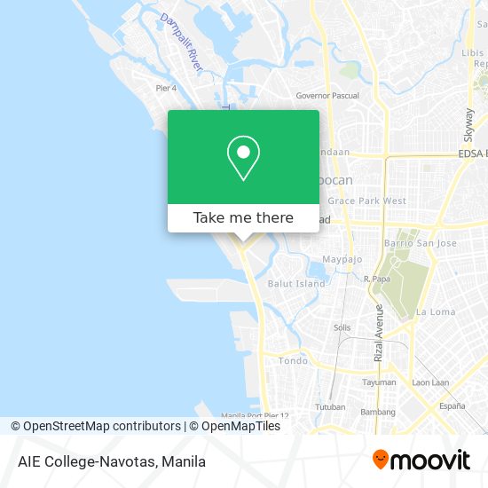 AIE College-Navotas map