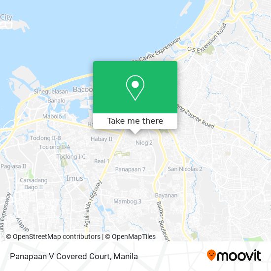 Panapaan V Covered Court map
