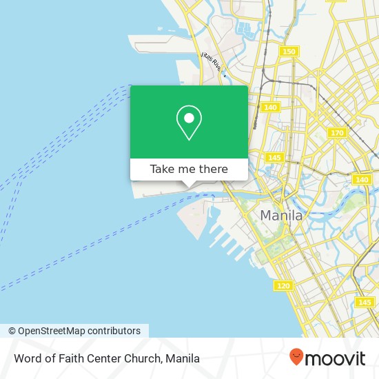 Word of Faith Center Church map