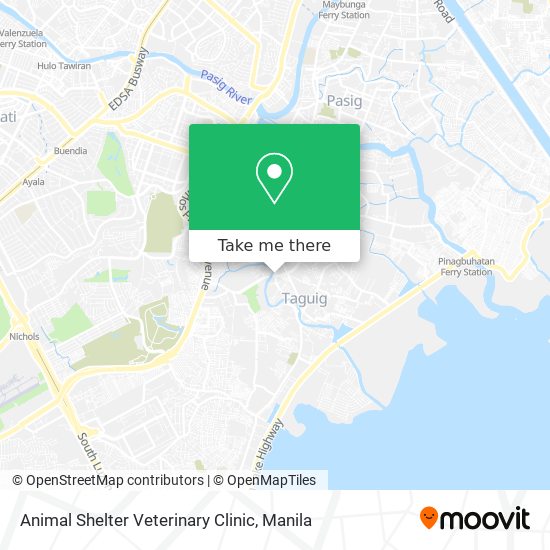 Animal Shelter Veterinary Clinic map