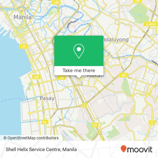 Shell Helix Service Centre map