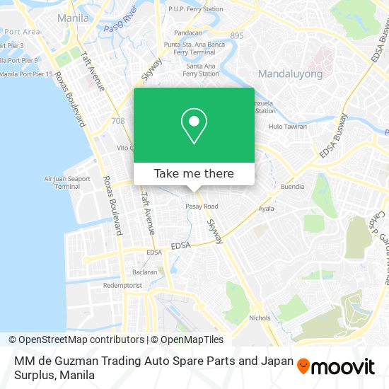 MM de Guzman Trading Auto Spare Parts and Japan Surplus map