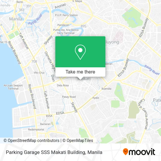 Parking Garage SSS Makati Building map
