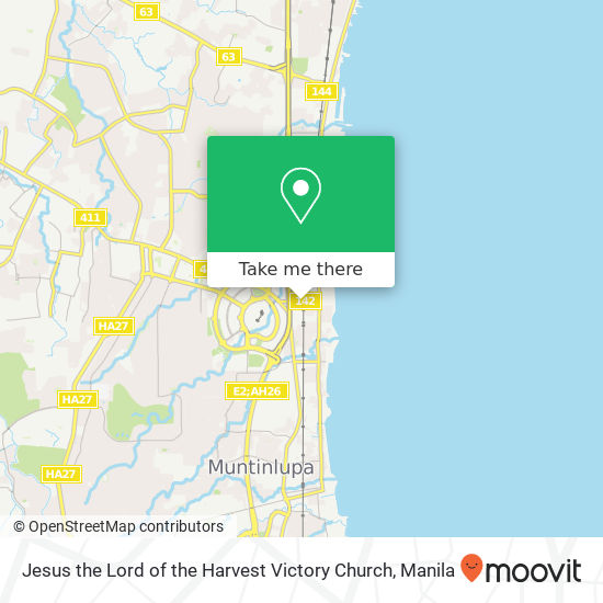 Jesus the Lord of the Harvest Victory Church map