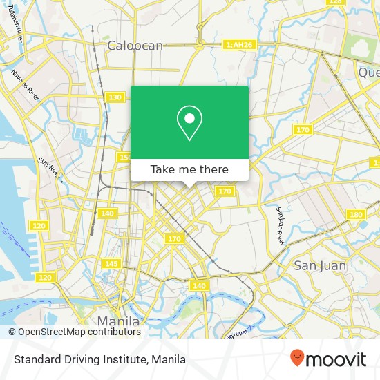 Standard Driving Institute map