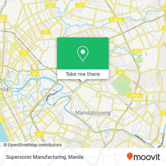 Supersonic Manufacturing map
