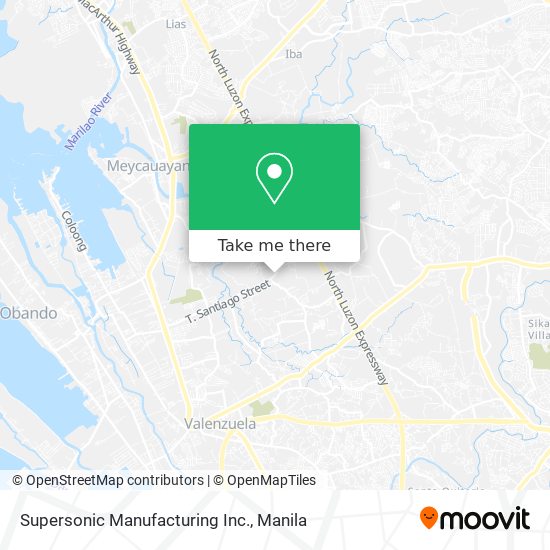Supersonic Manufacturing Inc. map