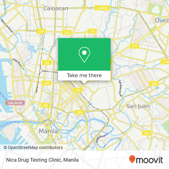 Nica Drug Testing Clinic map