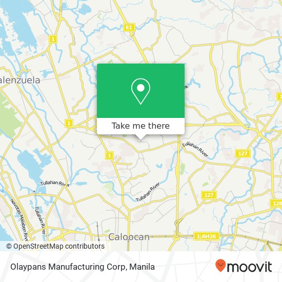 Olaypans Manufacturing Corp map
