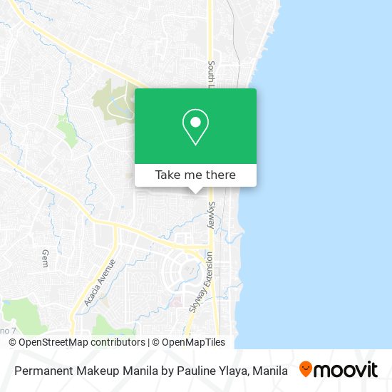 Permanent Makeup Manila by Pauline Ylaya map