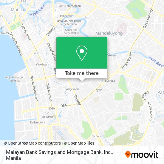 Malayan Bank Savings and Mortgage Bank, Inc. map
