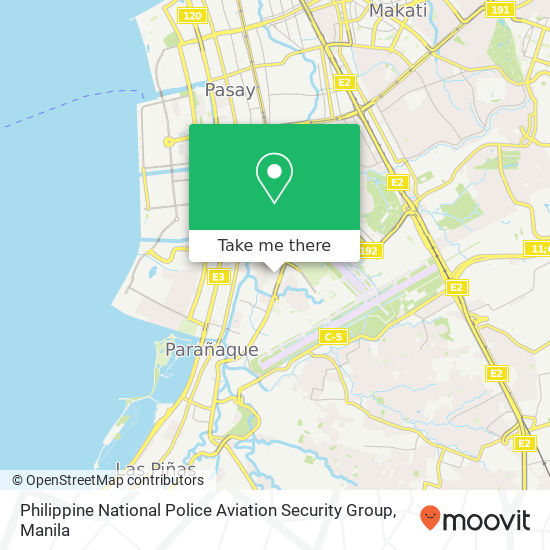 Philippine National Police Aviation Security Group map