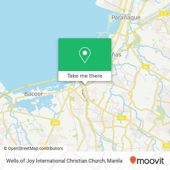 Wells of Joy International Christian Church map