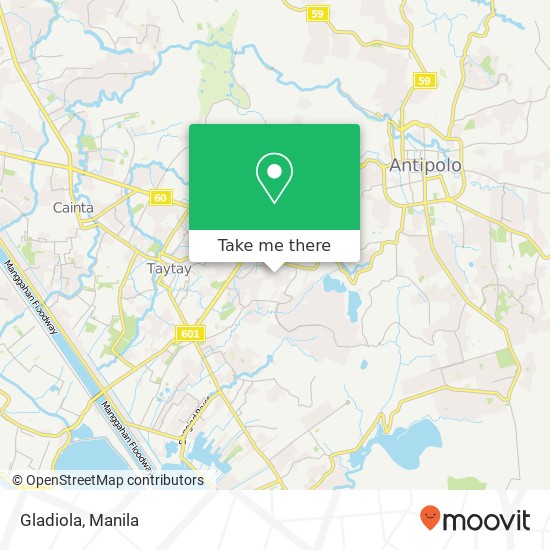 Gladiola map