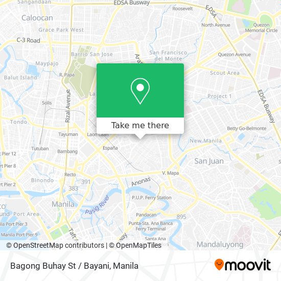Bagong Buhay St / Bayani map