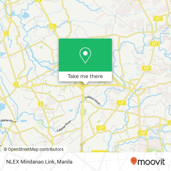 NLEX Mindanao Link map