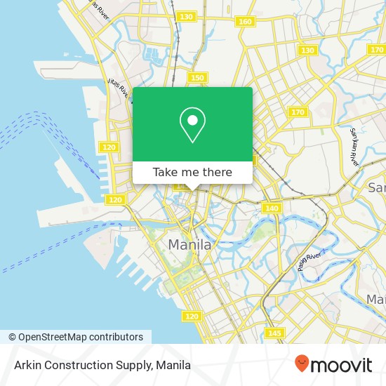 Arkin Construction Supply map
