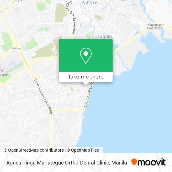 Agnes Tinga Mariategue Ortho-Dental Clinic map