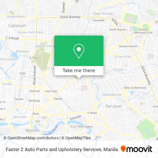 Faster 2 Auto Parts and Upholstery Services map