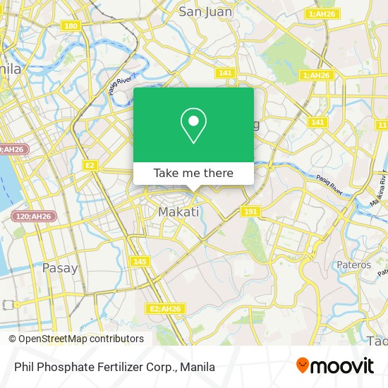 Phil Phosphate Fertilizer Corp. map