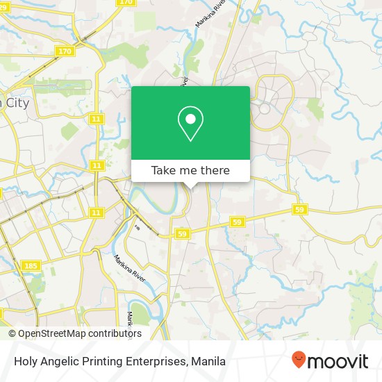 Holy Angelic Printing Enterprises map