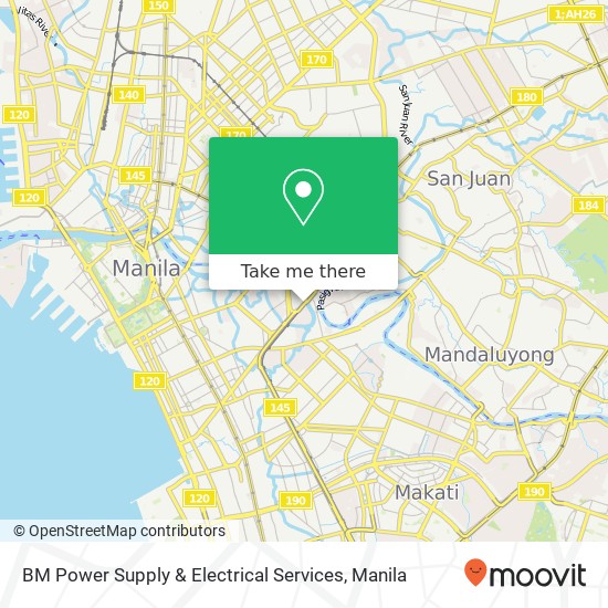 BM Power Supply & Electrical Services map