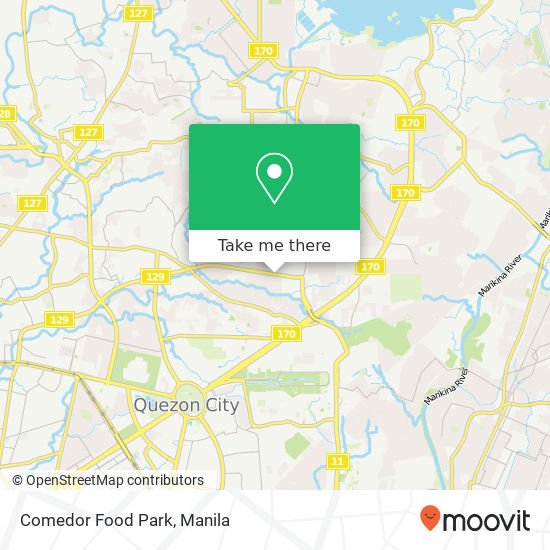 Comedor Food Park map
