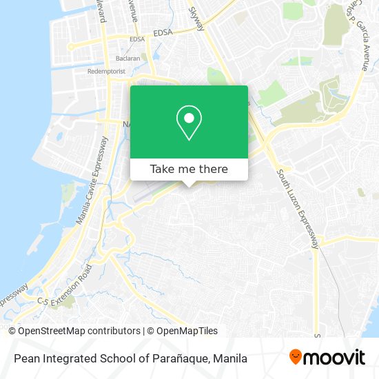 Pean Integrated School of Parañaque map