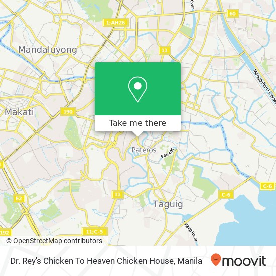 Dr. Rey's Chicken To Heaven Chicken House map