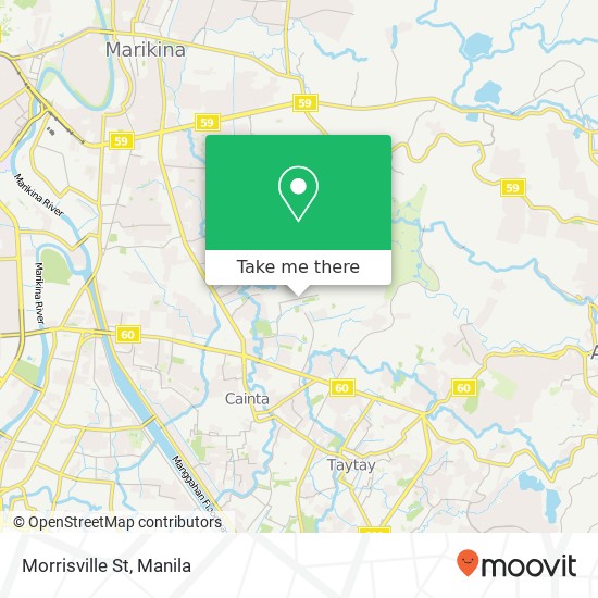 Morrisville St map