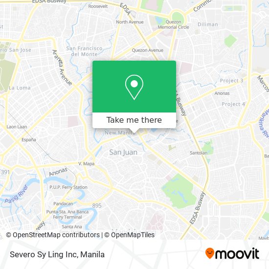 Severo Sy Ling Inc map